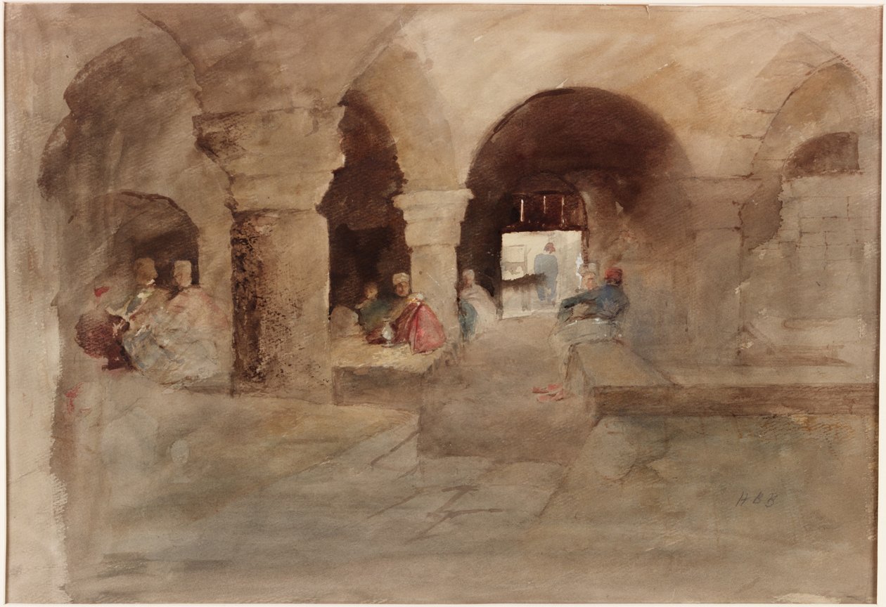Market Place, Tanger (testszín) alkotó: Hercules Brabazon Brabazon