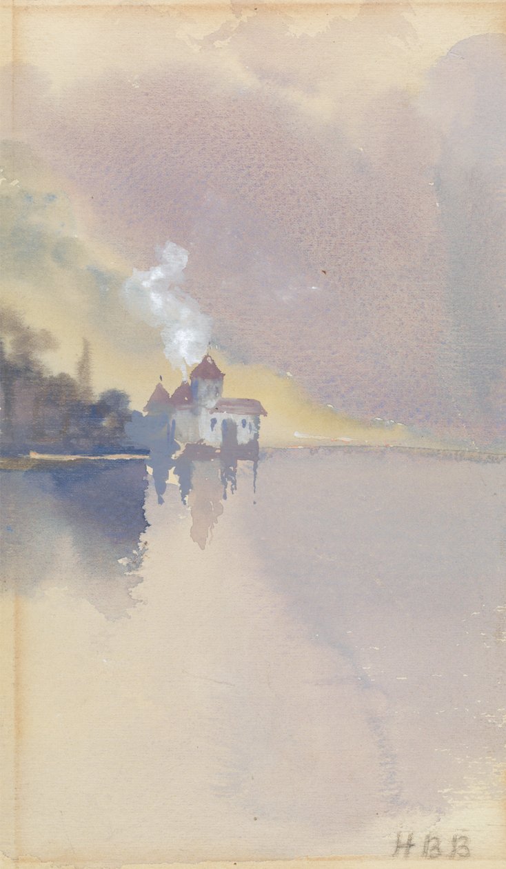 Chillon kastélya alkotó: Hercules Brabazon Brabazon