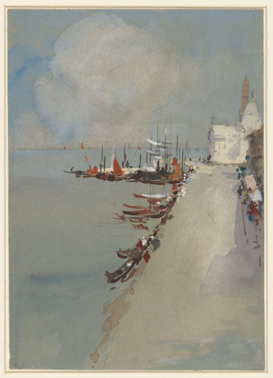 Velence látképe a Giudecca-csatornával alkotó: Hercules Brabazon Brabazon
