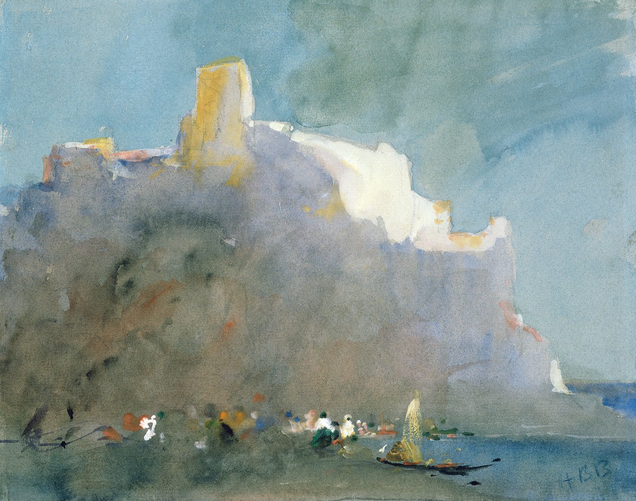 A Sorrento-öbölben alkotó: Hercules Brabazon Brabazon