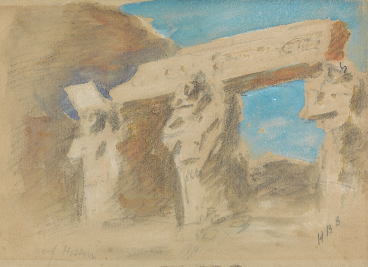 Tempel von Gerf Hussein alkotó: Hercules Brabazon Brabazon