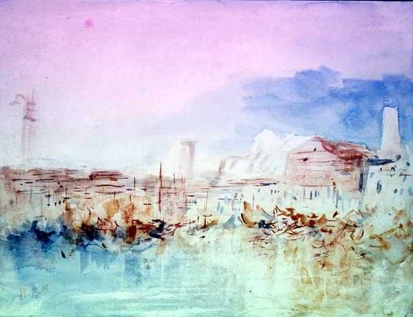 Velence a lagúnából (Turner nyomán) alkotó: Hercules Brabazon Brabazon