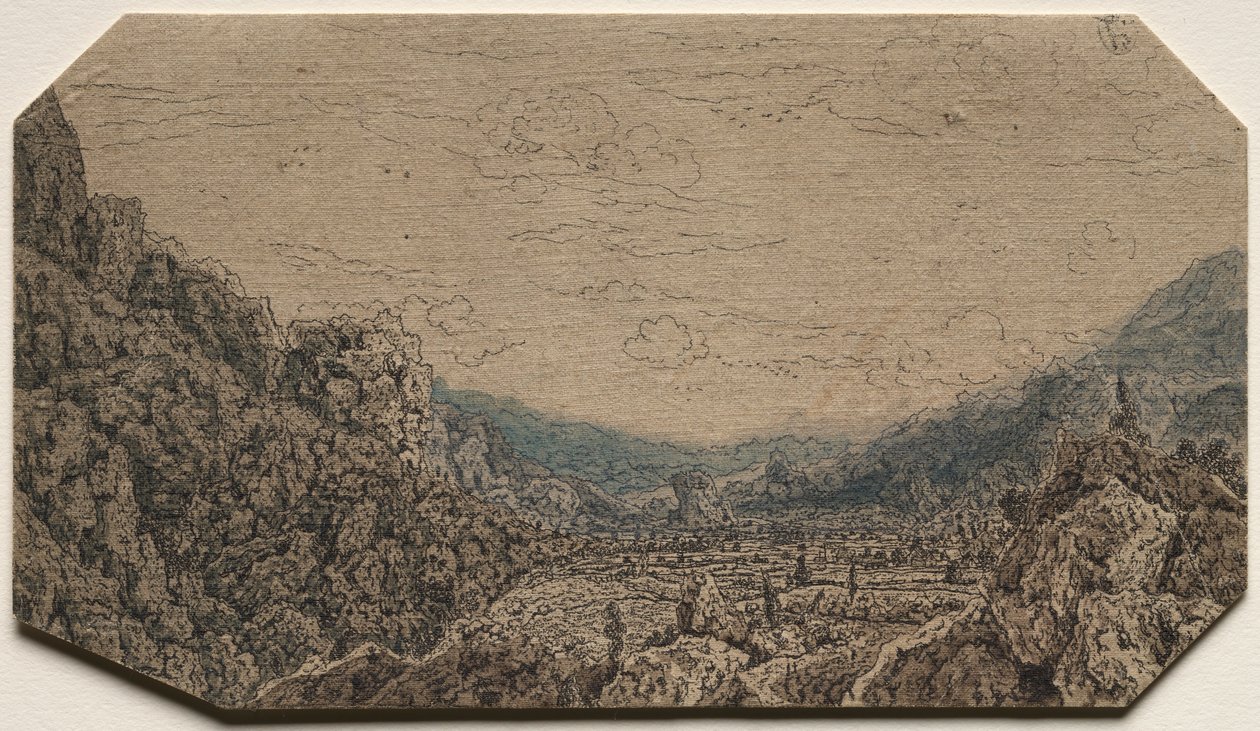 Zártvölgy, c. 1623-30. alkotó: Hercules Seghers