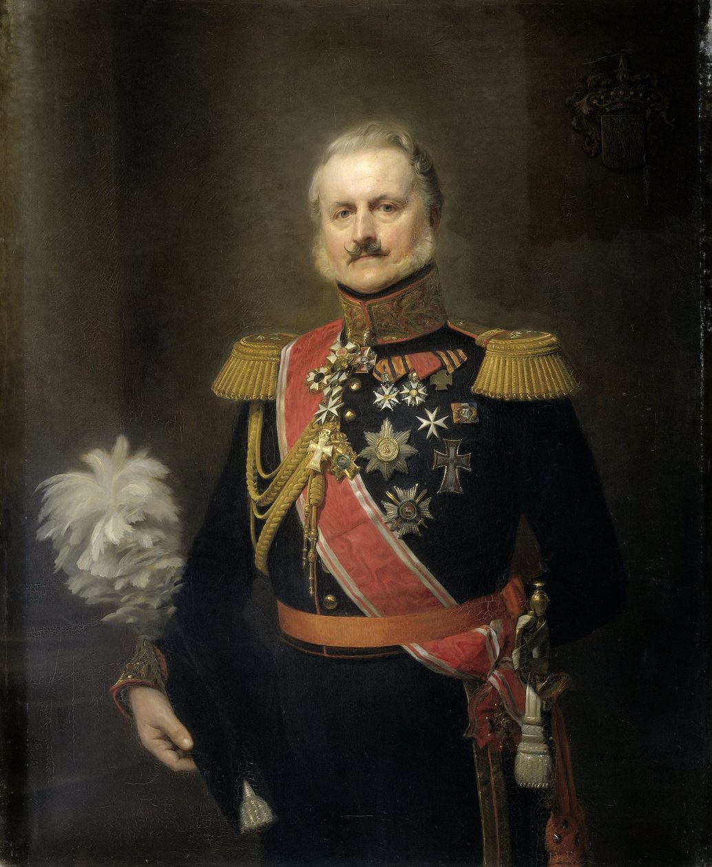 Antonie Frederick Jan Floris Jacob Baron van Omphal (1788-1863), altábornagy alkotó: Herman Antonie de Bloeme