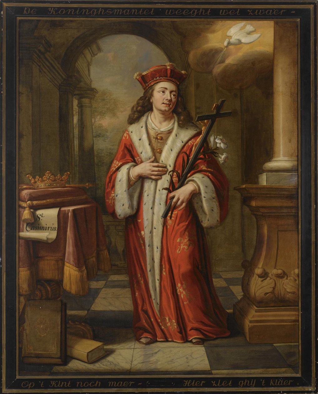 Szent Kázmér Jagelló alkotó: Herman Collenius