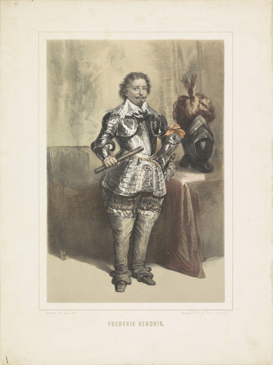 Frederik Hendrik, Orange hercegének portréja alkotó: Herman Frederik Carel ten Kate