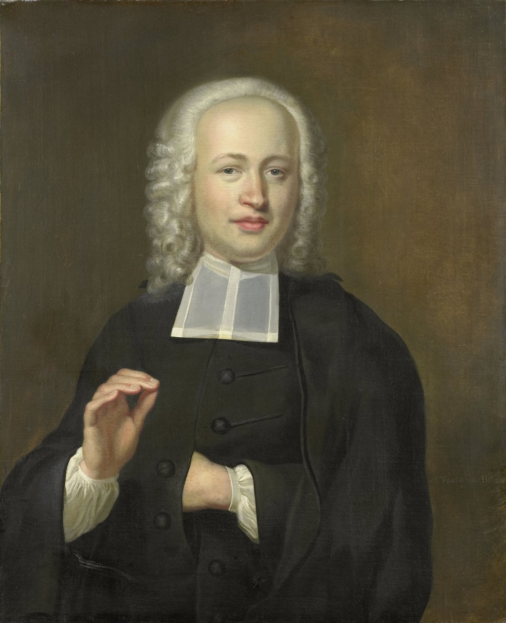 Justus Tjeenk (1730-82), a Zeeuws Genootschap (Zeeland Társaság) egyik alapítója, miniszter Vlissingenben alkotó: Herman Frederik van Hengel