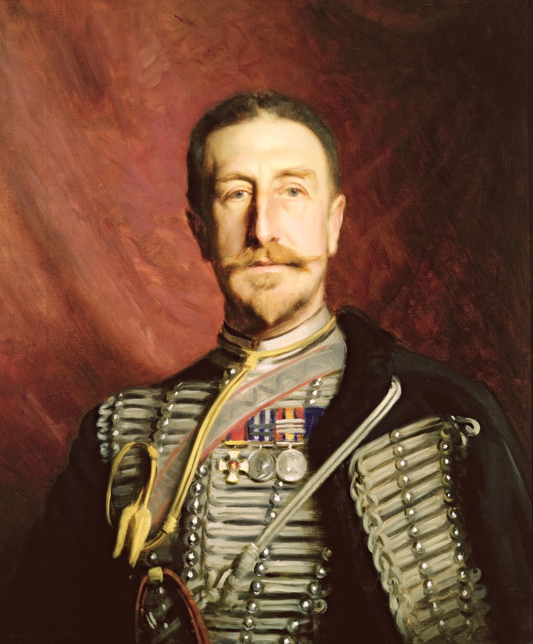 Frederick Richard Thomas Trench-Gascoigne DSO ezredes alkotó: Herman Gustave Herkomer