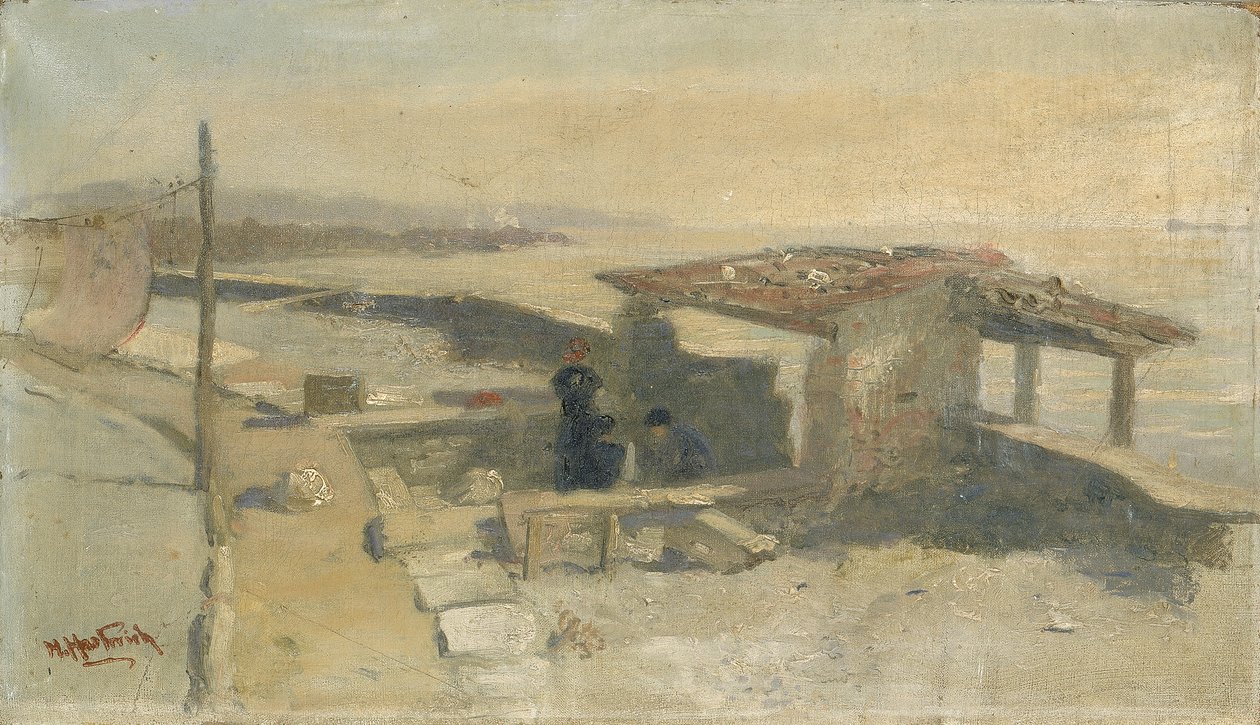 Vázlat a Lombardy Bleacheréhez, 1892. alkotó: Herman Hartwich