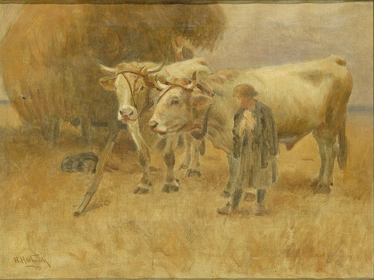 Vázlat az Aratókhoz alkotó: Herman Hartwich