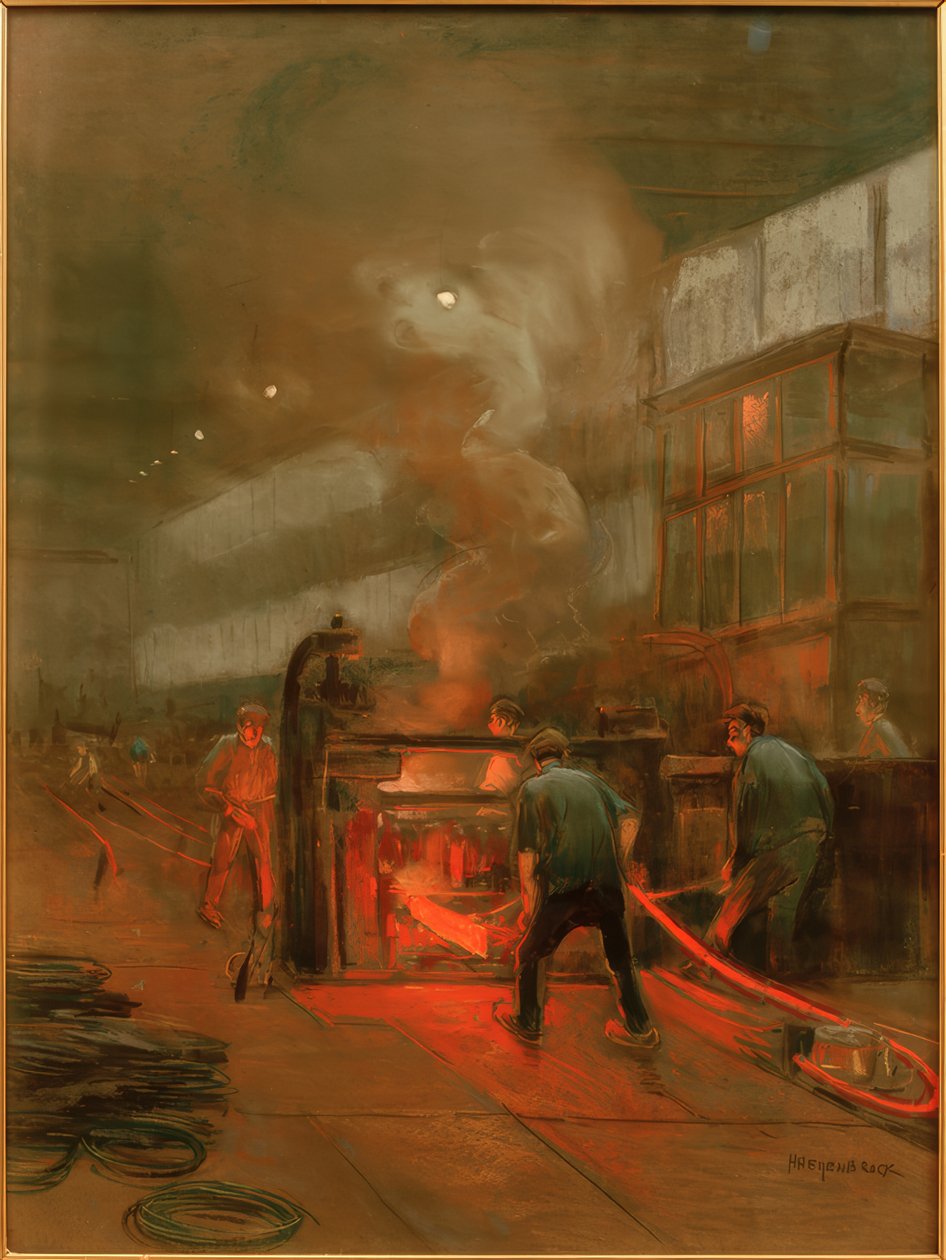 Rézhuzal rajz, Delft alkotó: Herman Heijenbrock
