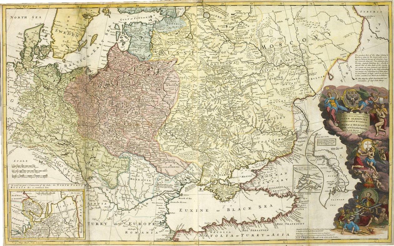 Muszka térképe alkotó: Herman Moll