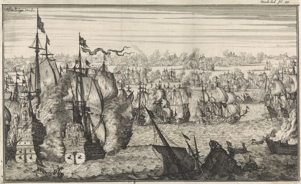 Duins-i csata, 1639 alkotó: Herman Padtbrugge