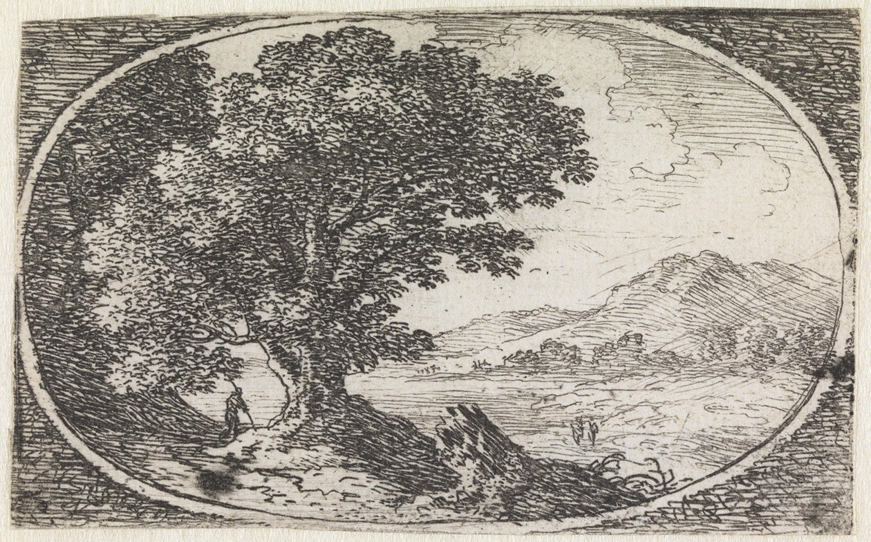 Tájkép (a Variae campestrum fantasiae sorozat 13. száma) alkotó: Herman van Swanevelt