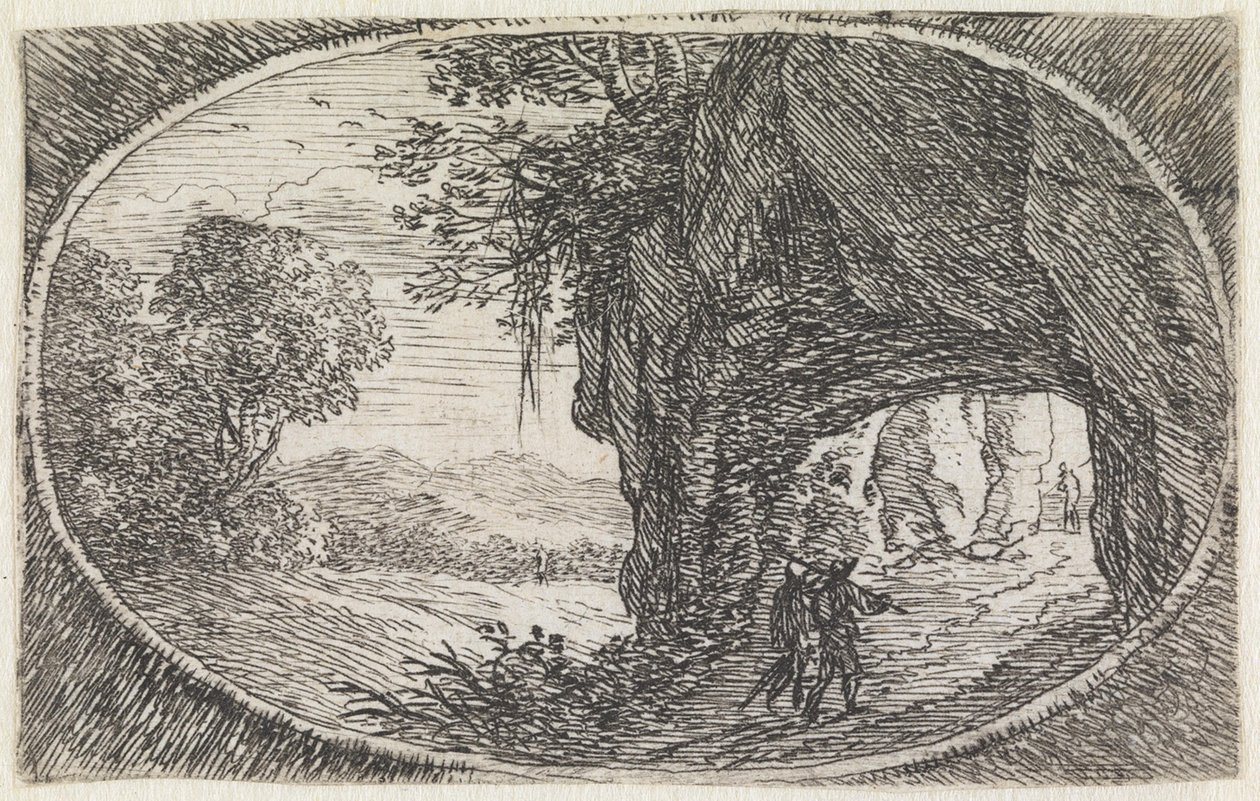 Tájkép (a Variae Campestrum Fantasiae sorozat 23. darabja) alkotó: Herman van Swanevelt