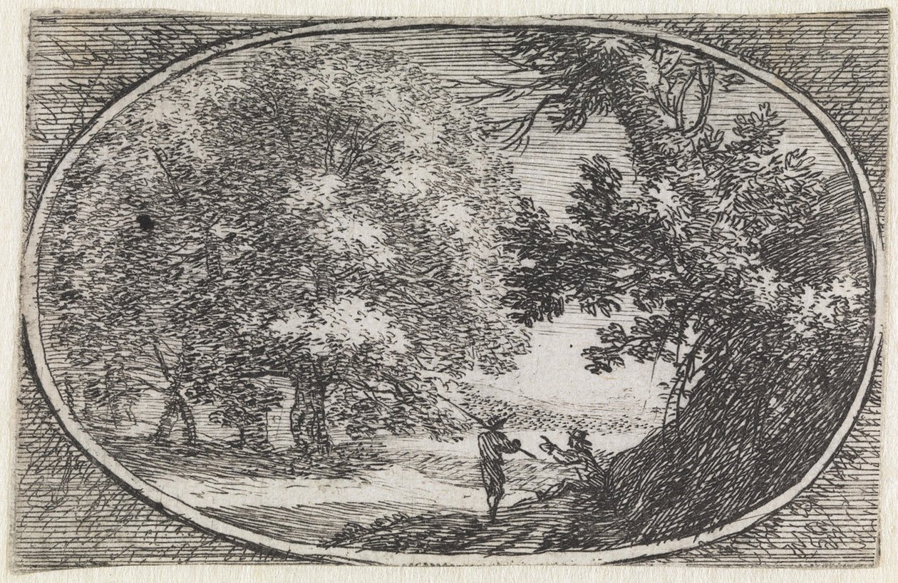 Tájkép (a Variae campestrum fantasiae sorozat 2. darabja) alkotó: Herman van Swanevelt