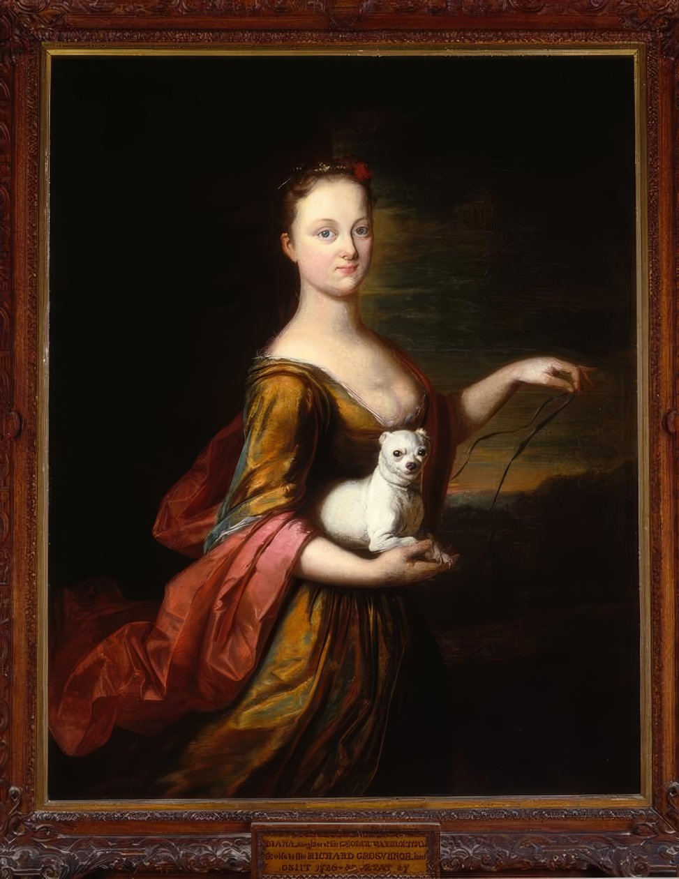 H.v.d. Az enyém, Diana Warburton, Lady Grosvenor / Gem. alkotó: Herman van der Mijn