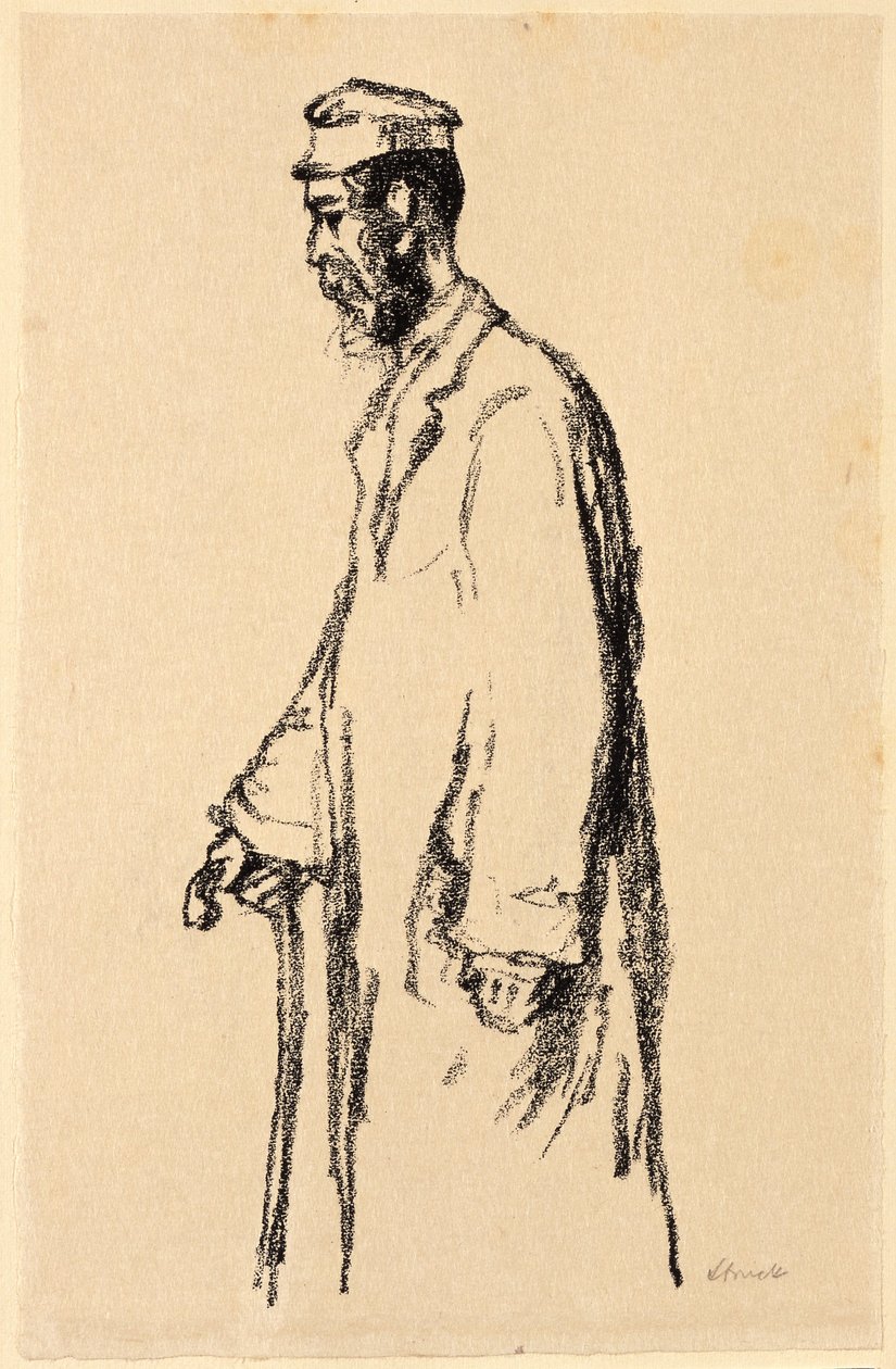 Sétáló zsidó alkotó: Hermann Struck