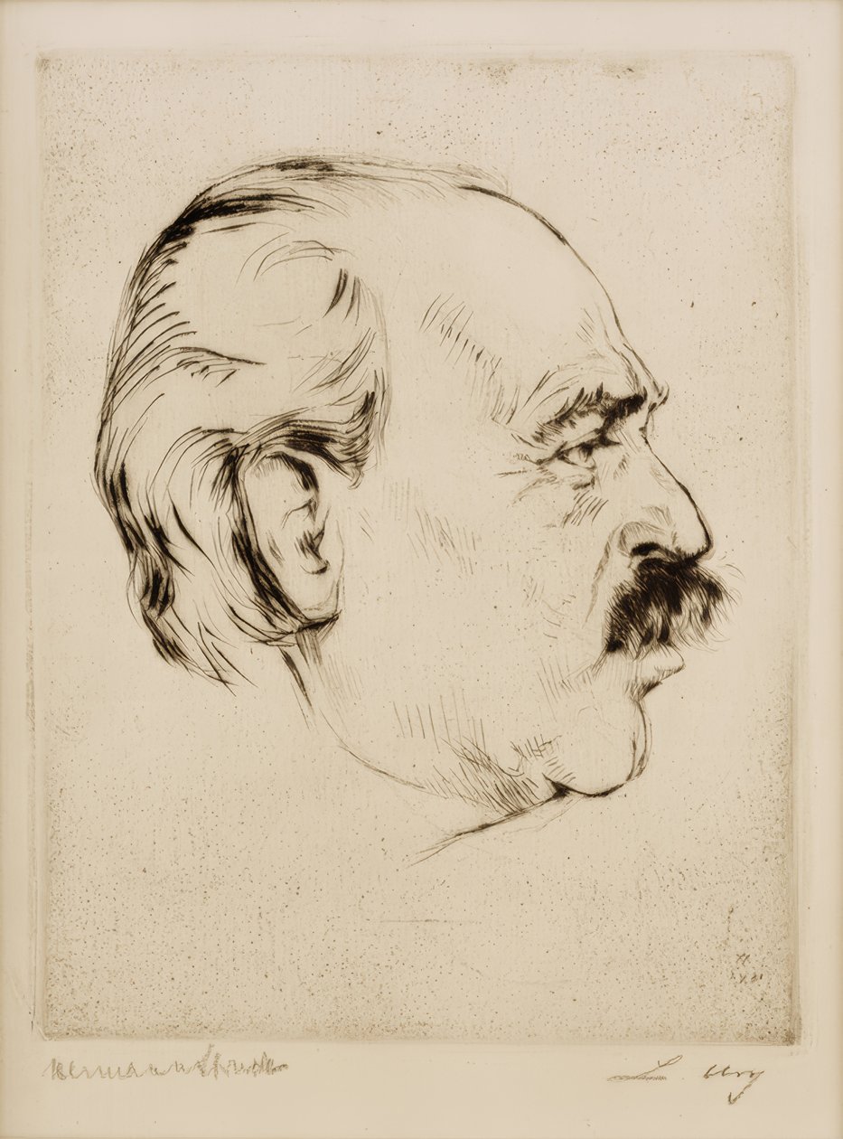 Kis-Ury portréja alkotó: Hermann Struck