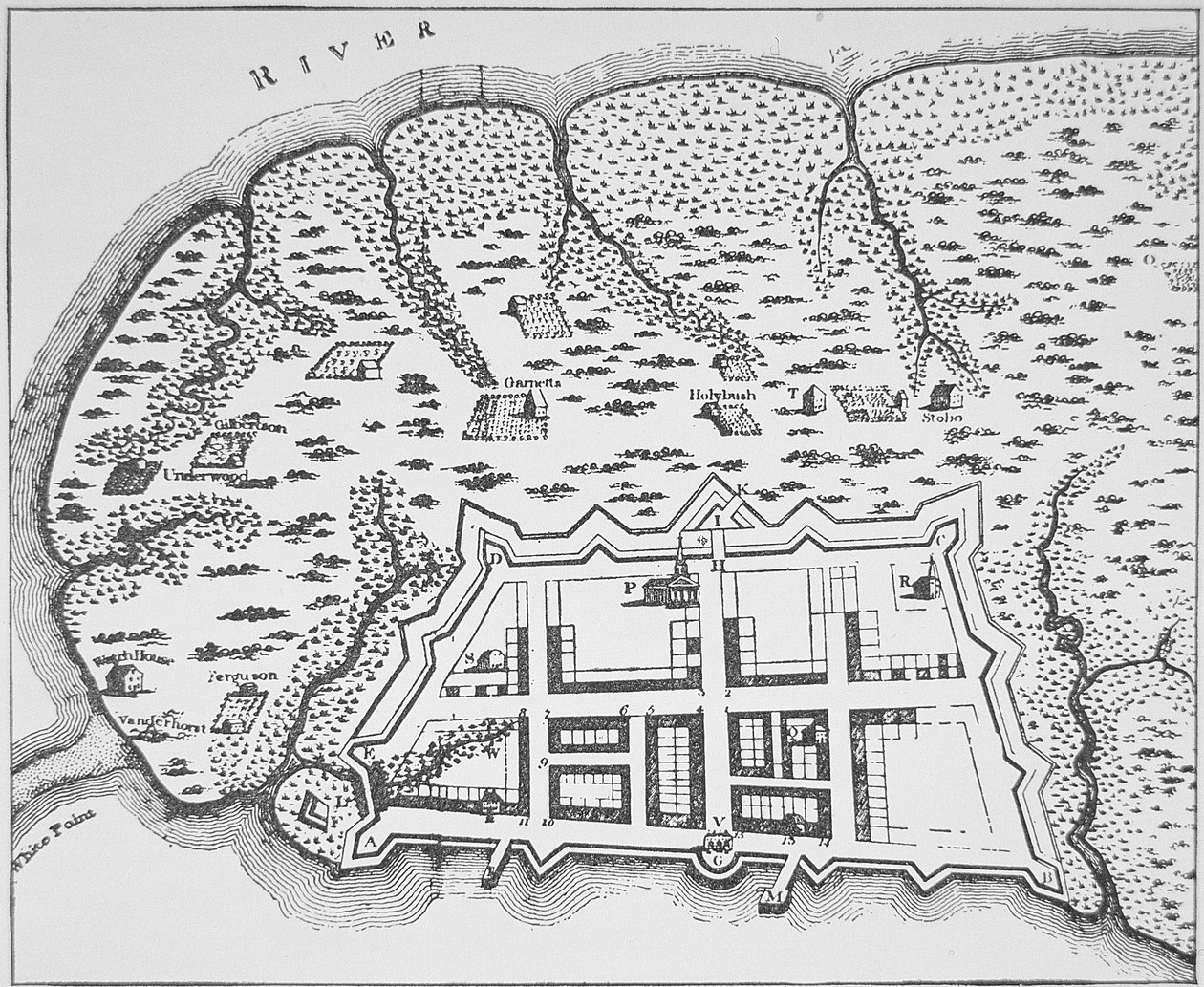 Colonial Carolina (litográfia) alkotó: Hermann (after) Moll