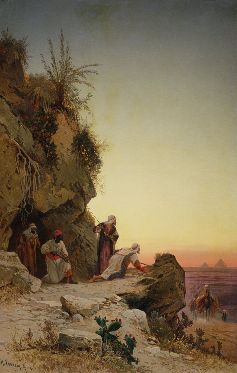 Lesben Gize közelében alkotó: Hermann David Salomon Corrodi