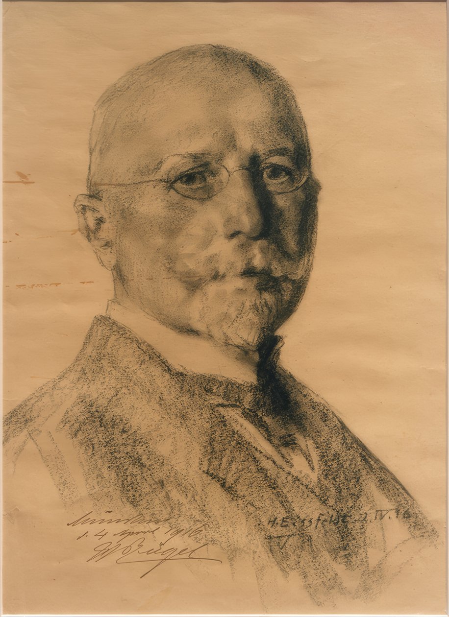 Heinrich von Zügel portréja alkotó: Hermann Eissfeldt