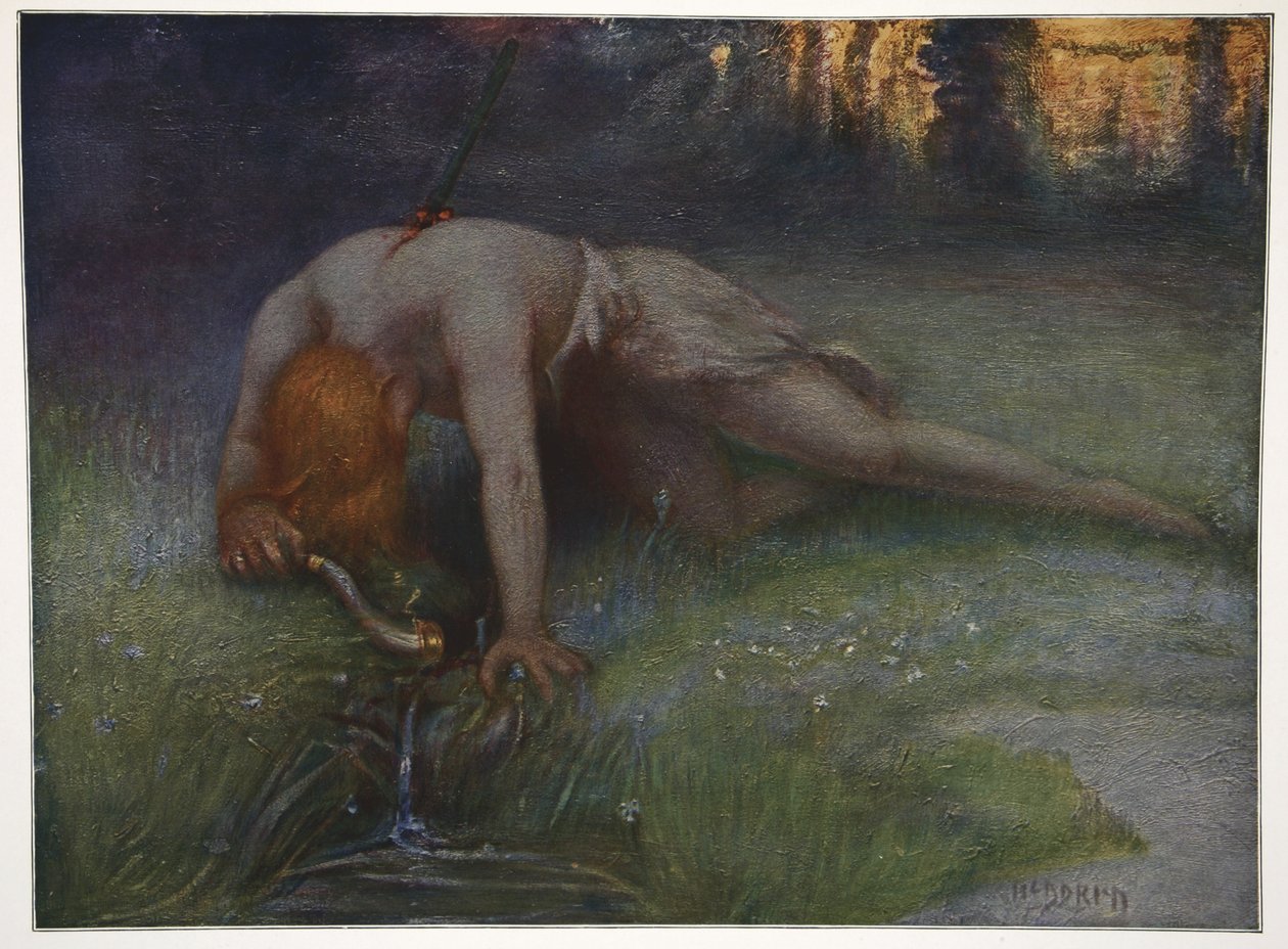 Siegfried halála, 1906 alkotó: Hermann Hendrich