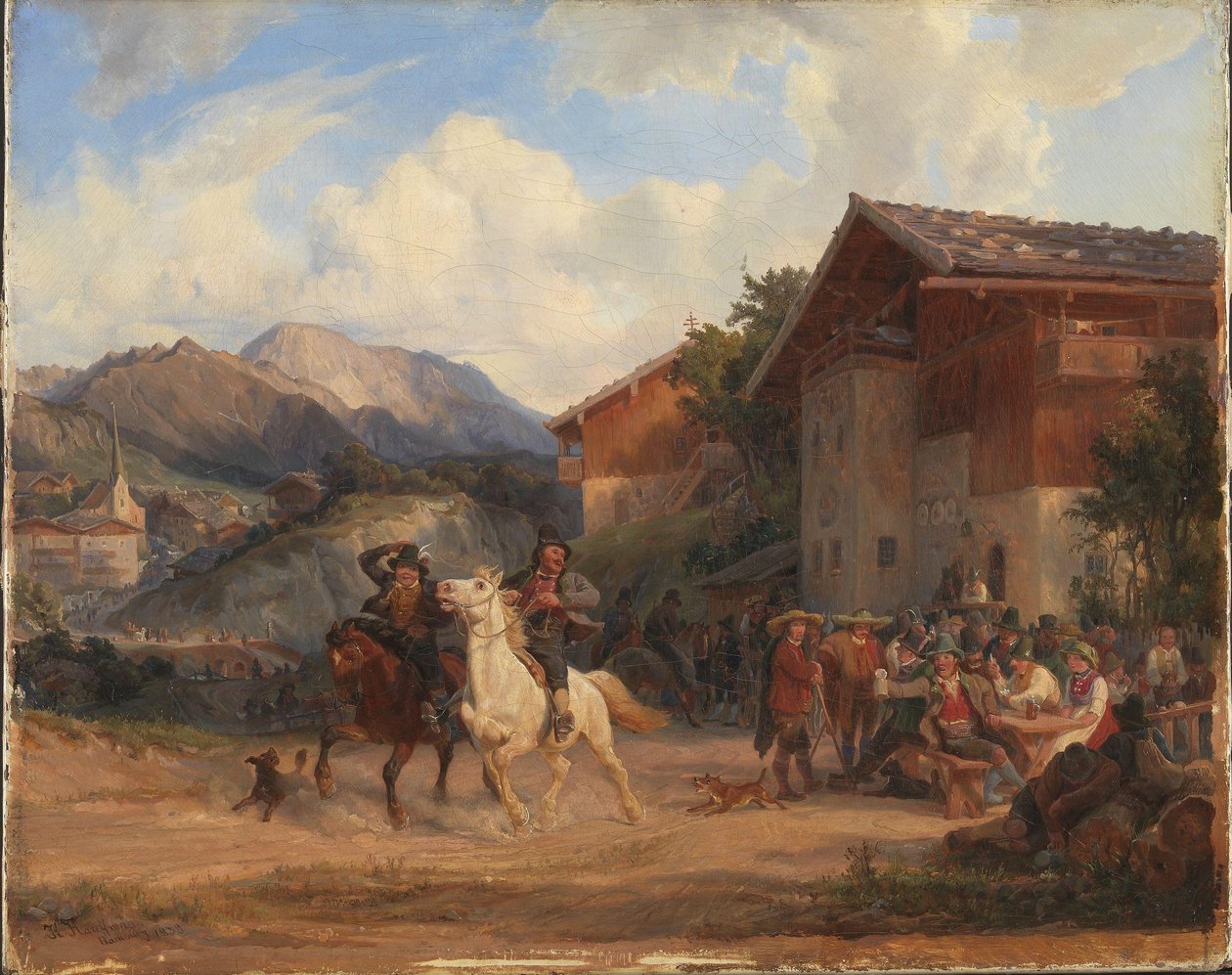 Lovas parasztok alkotó: Hermann Kauffmann the Elder