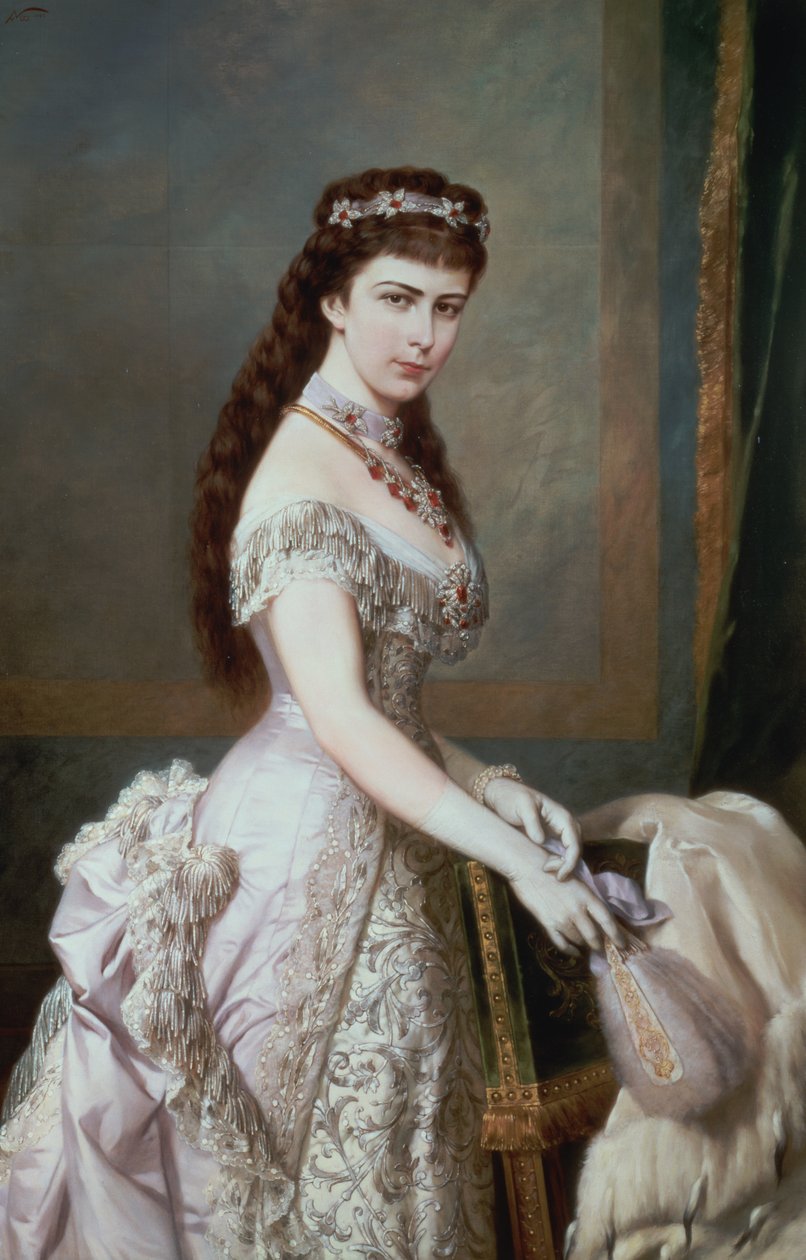 Bajor Erzsébet (1837-98), I. Ferenc József osztrák felesége (1830-1916) alkotó: Hermann Nigg