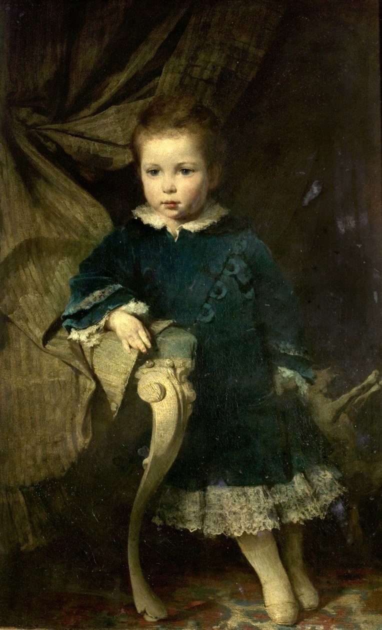 Egy gyermek portréja, 1874 alkotó: Hermann Schneider