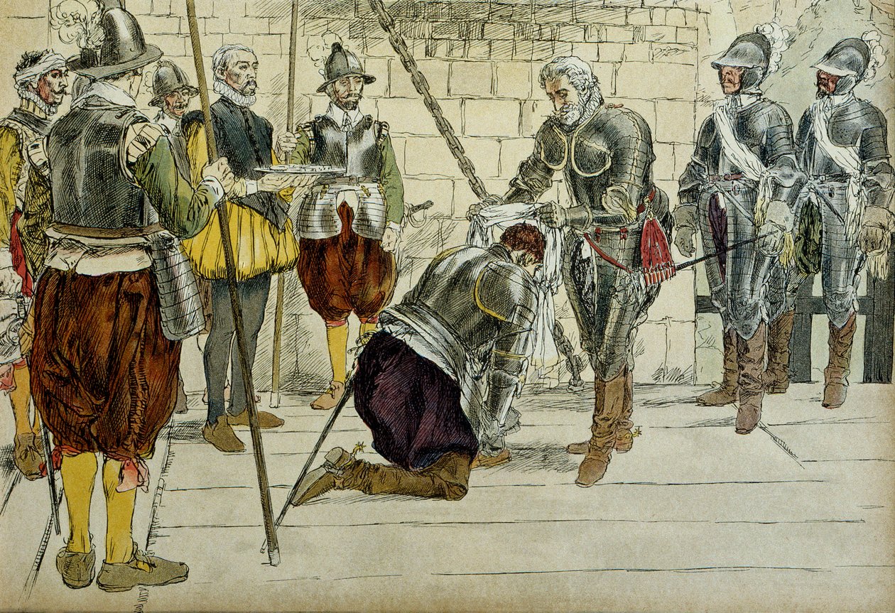 II. Cosse Brissac-i Károly (Cosse-Brissac) (1562-1621 vagy 1626) Henri IV (1553-1610) tette Franciaország marechálját, mielőtt 1594. március 22-én Párizsba érkezett. A mellette álló Jean Lhuillier (?) kereskedők előszava tartja a a város kulcsai. Illusztrá alkotó: Hermann Vogel
