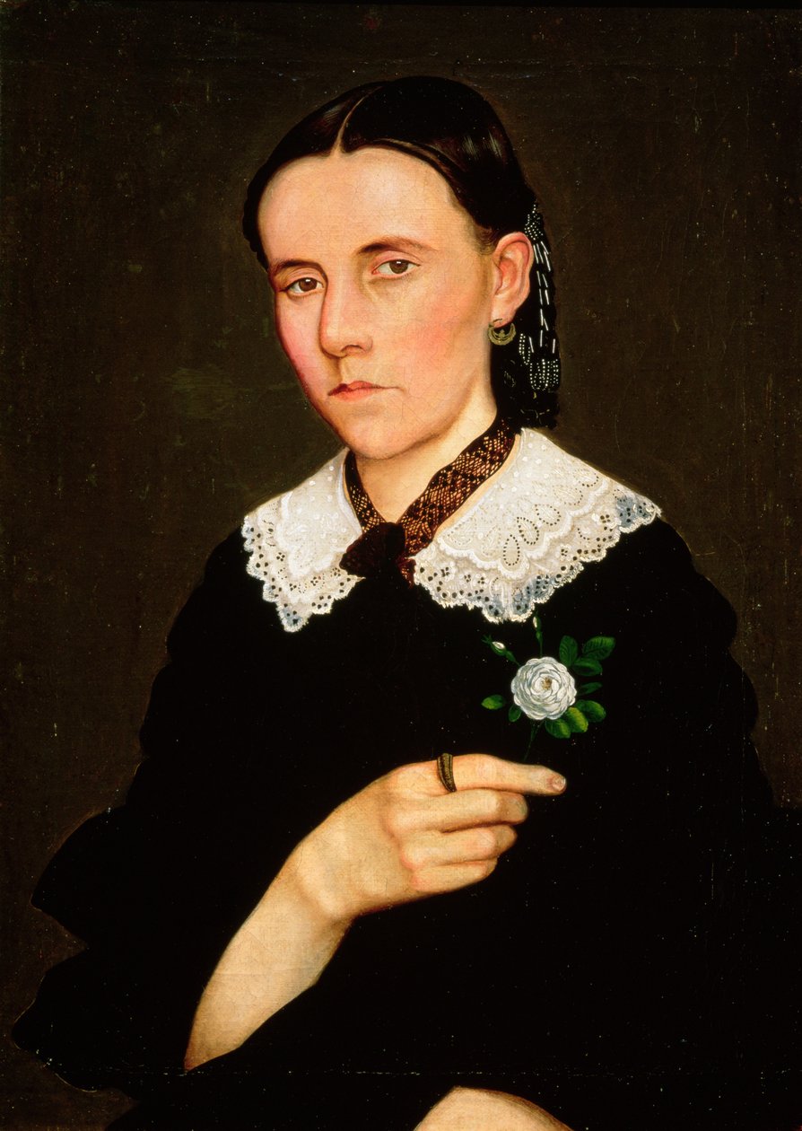 Női portré, 1861 alkotó: Hermenegildo Bustos