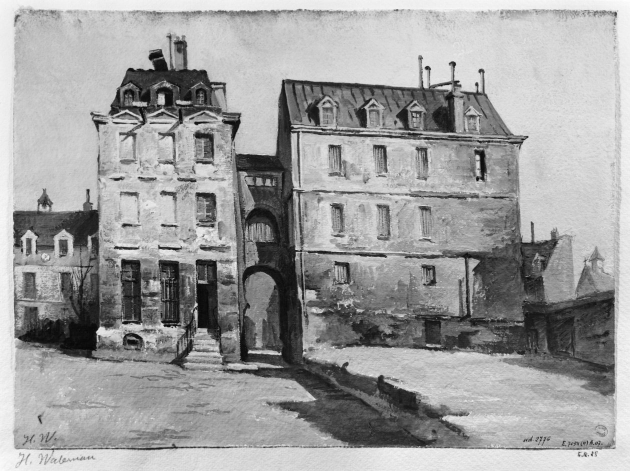 Kilátás a Maternite Port-Royalra, a bejárati boltozatra, 1905 alkotó: Herminie Waterneau
