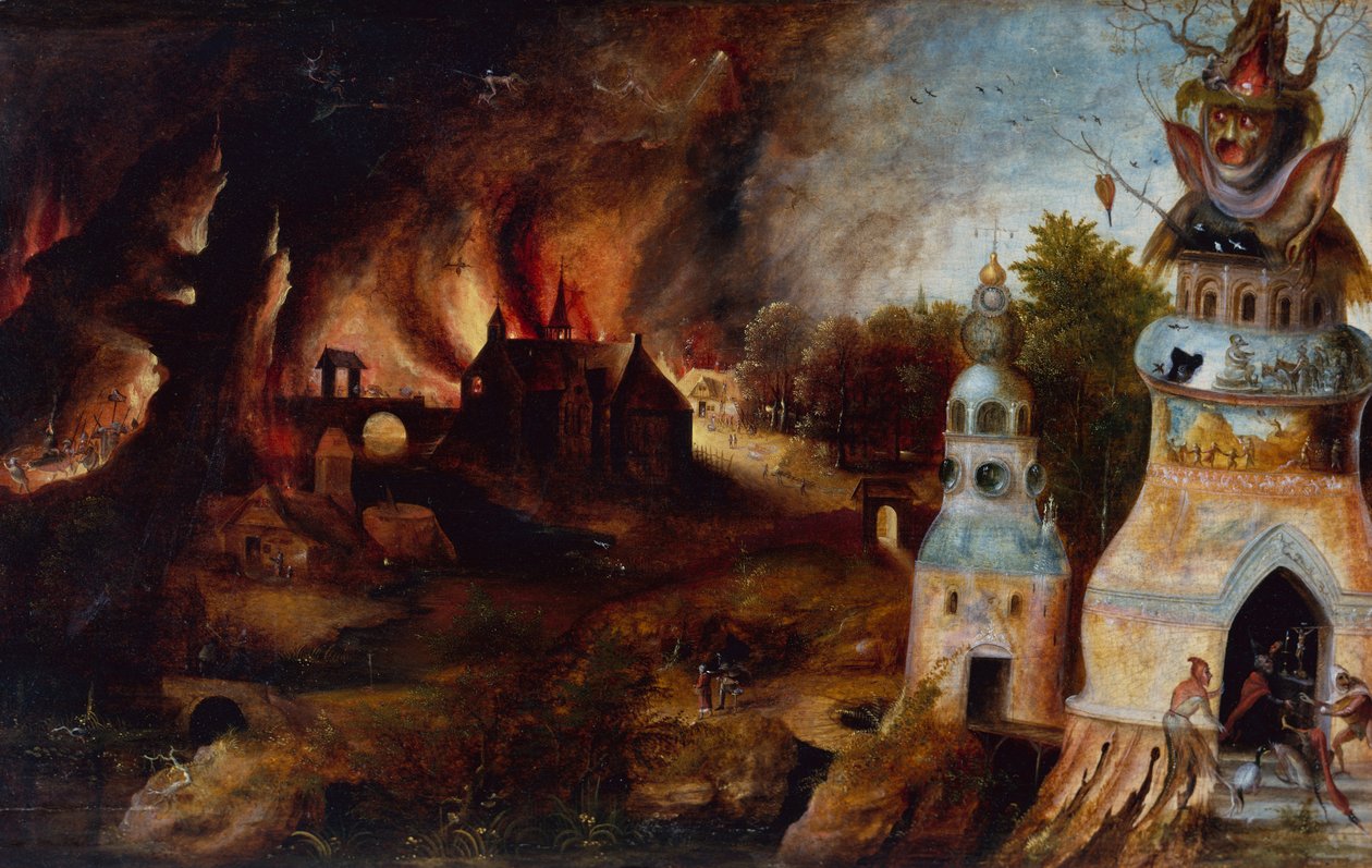 Szent Antal megkísértése alkotó: Herri met de (c.1510 p.1550) Bles