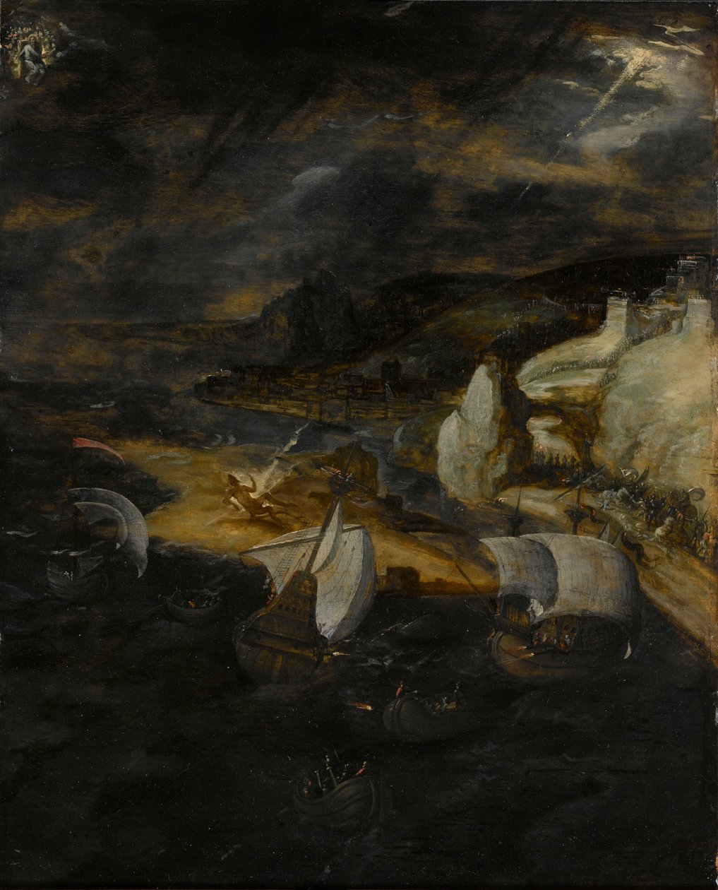 Lucifer bukása alkotó: Herri met de (c.1510 p.1550) Bles