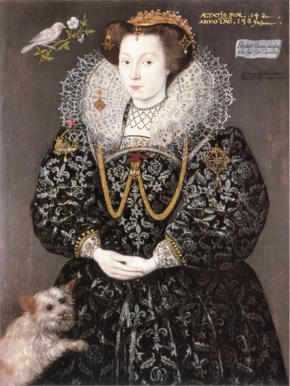 Elizabeth Brydges 1589 alkotó: Hieronimo Custodis