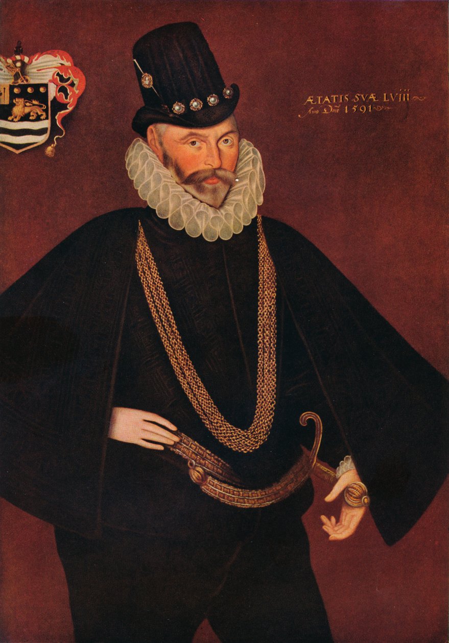 "Sir John Hawkins", 1591 alkotó: Hieronimo Custodis