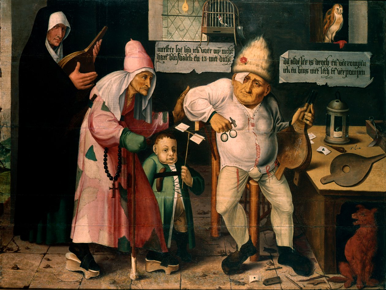 A Bellows Mender alkotó: Hieronymous Bosch