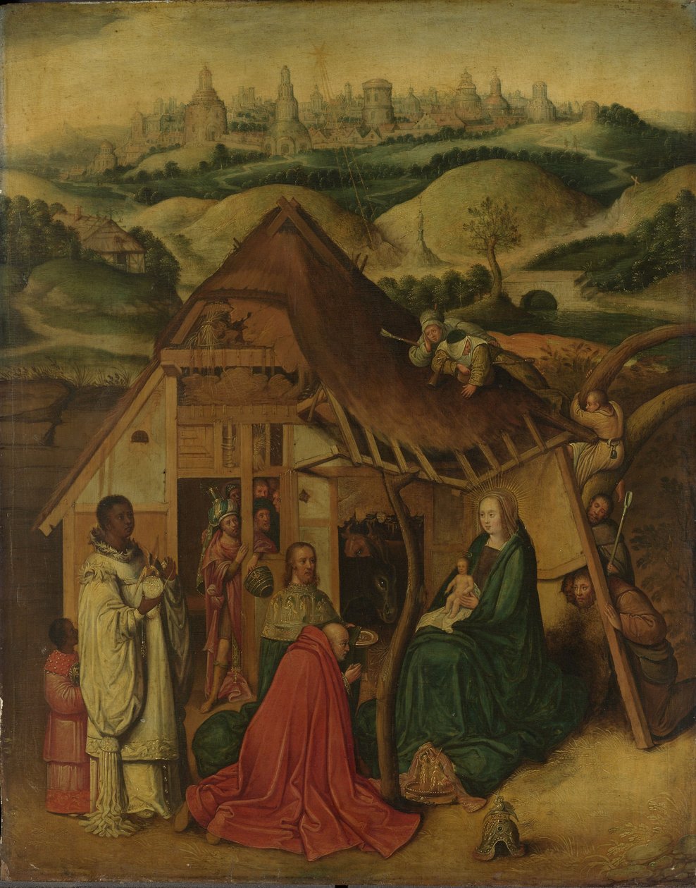 A mágusok imádása alkotó: Hieronymus Bosch