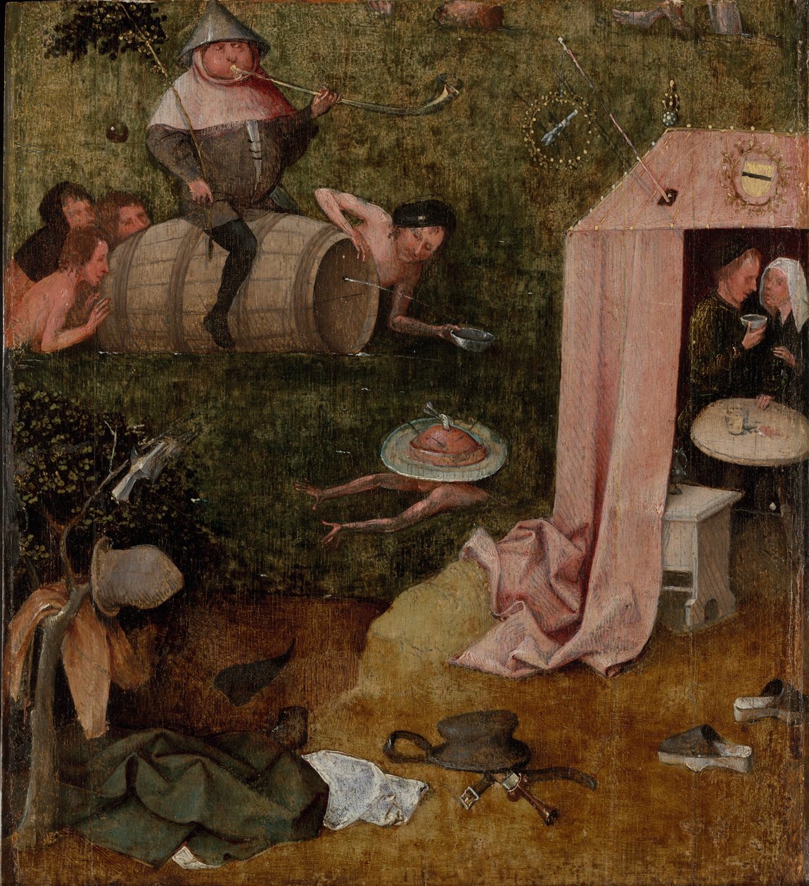 A falánk és a kéj allegóriája alkotó: Hieronymus Bosch