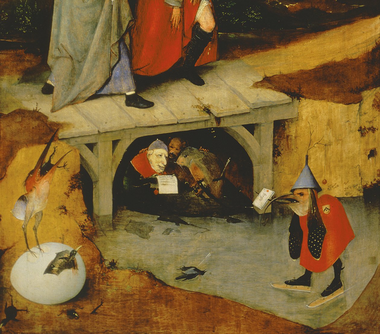 Részlet a Szent Antal megkísértése központi panelről (44162 részlet) alkotó: Hieronymus Bosch