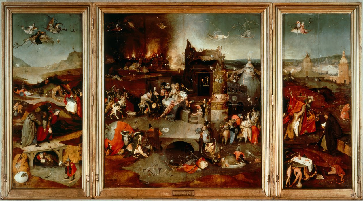 Szent Antal kísértése alkotó: Hieronymus Bosch