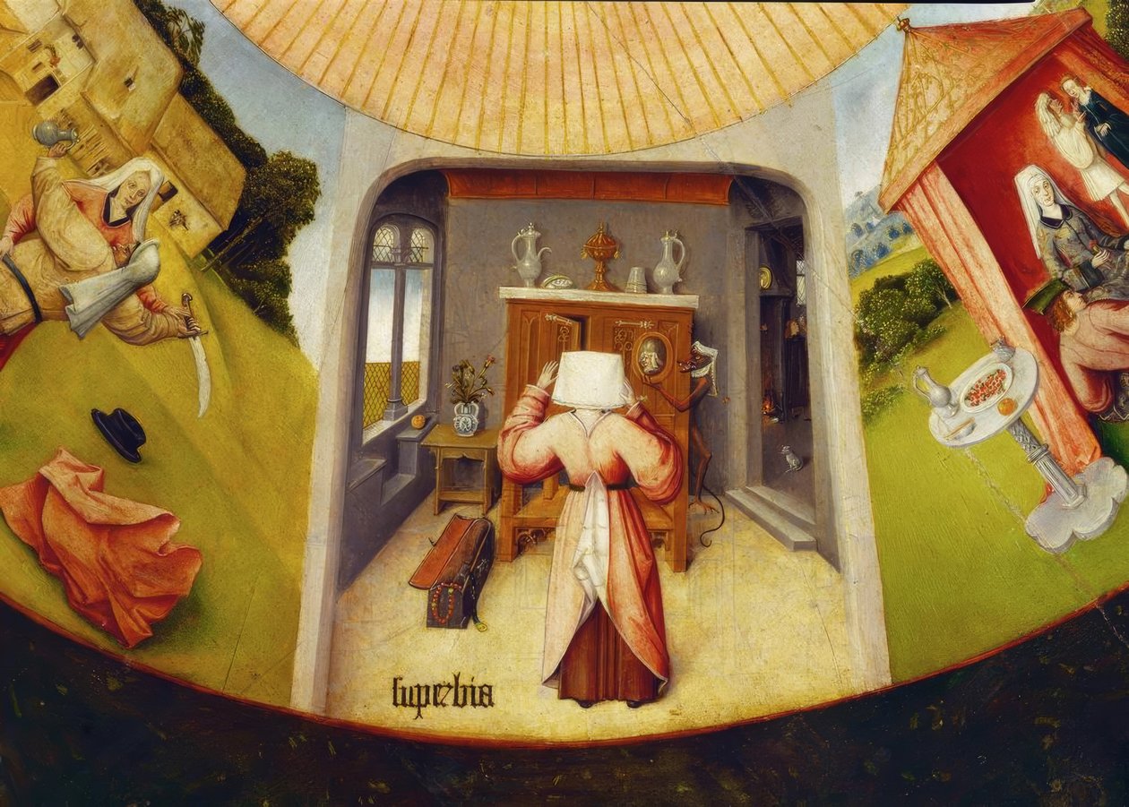 A hét főbűn és a négy utolsó dolog alkotó: Hieronymus Bosch