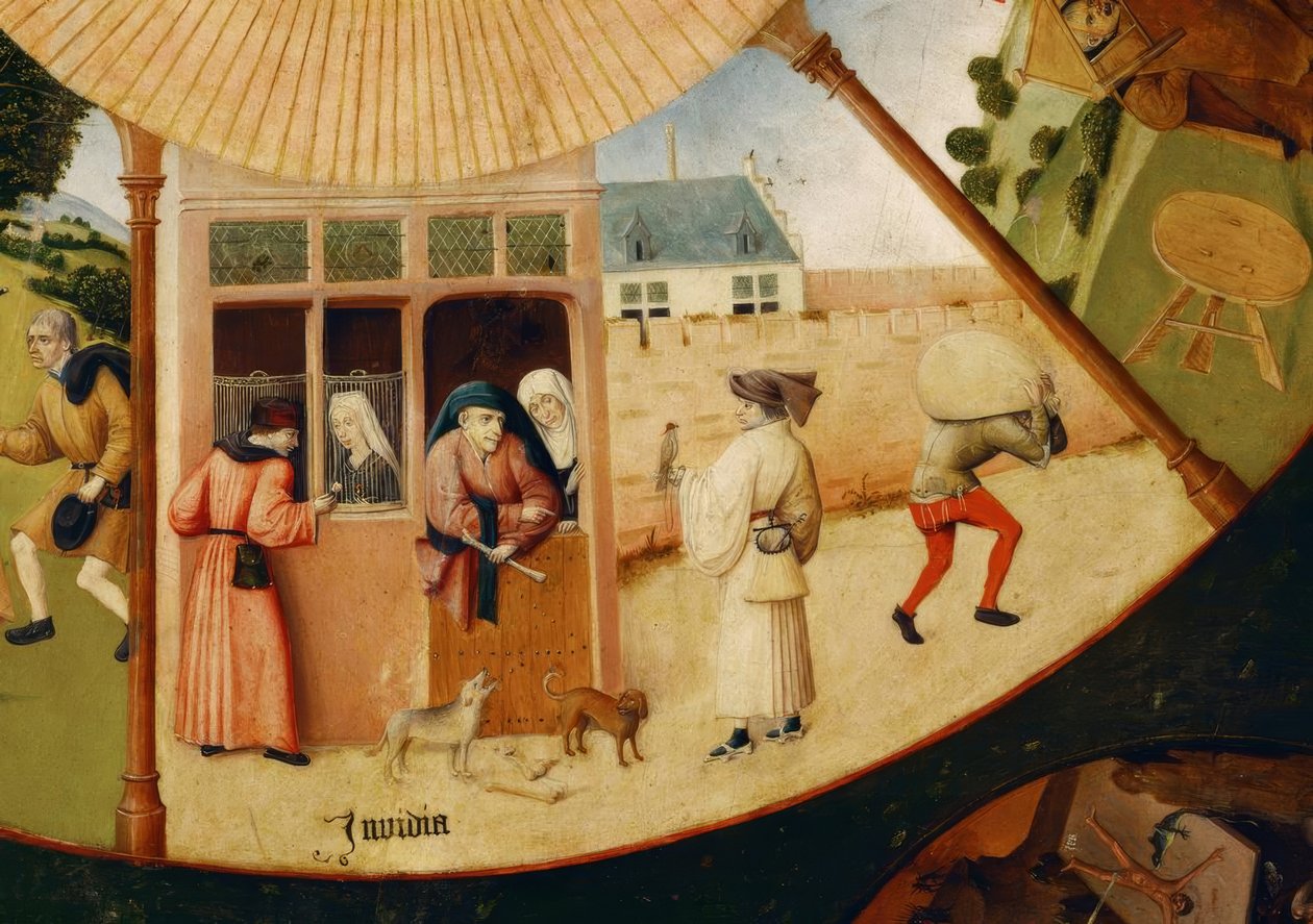 A hét főbűn és a négy utolsó dolog alkotó: Hieronymus Bosch