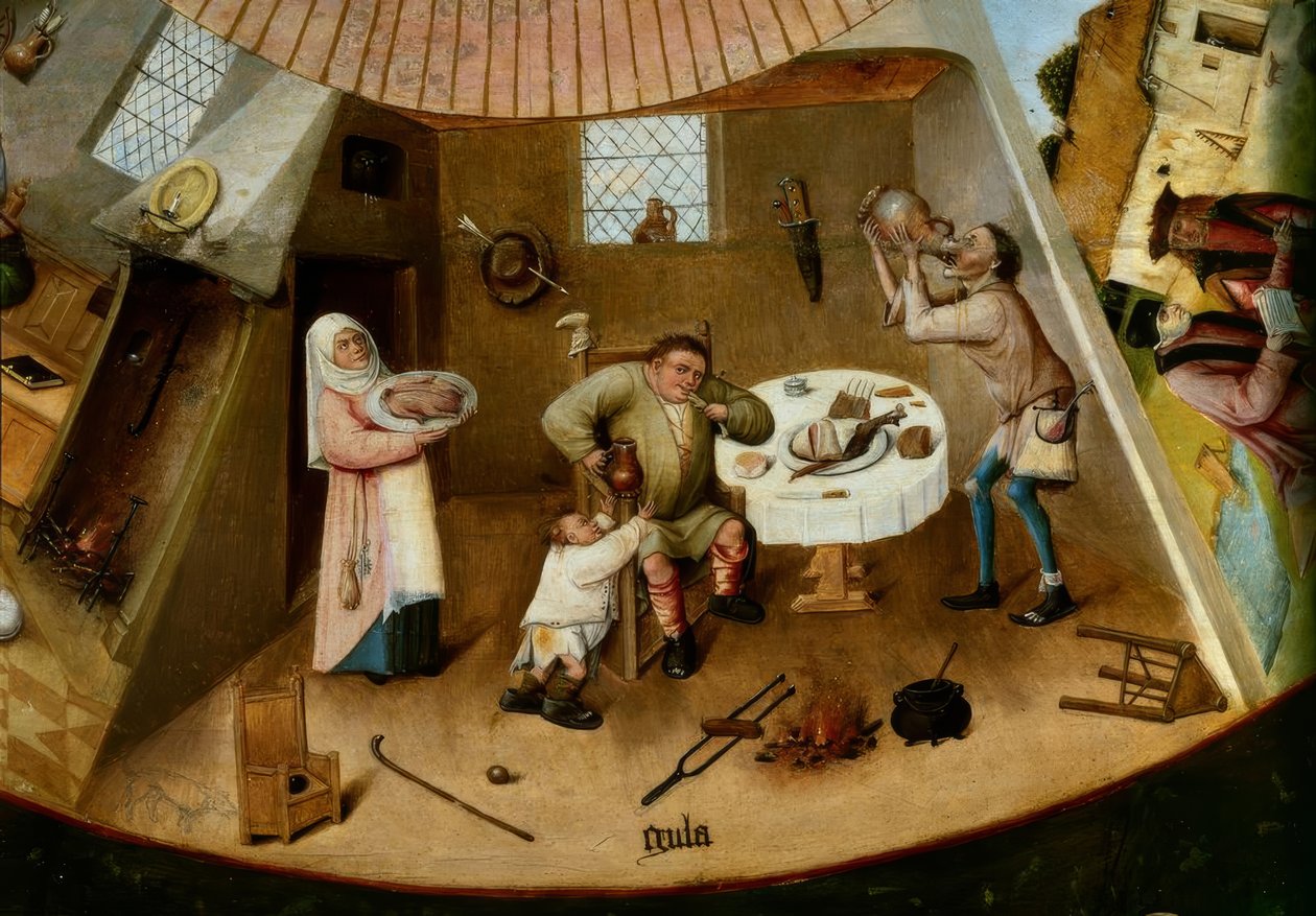 A hét főbűn és a négy utolsó dolog alkotó: Hieronymus Bosch