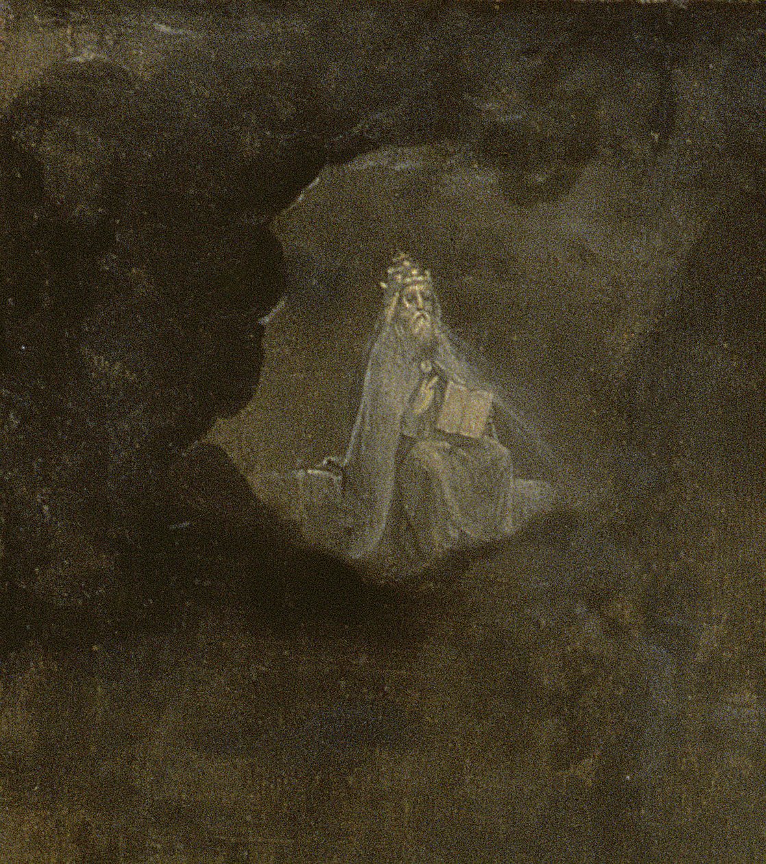 Isten teremtette a világot a „Földi gyönyörök kertjéből”, 1490-1500 alkotó: Hieronymus Bosch