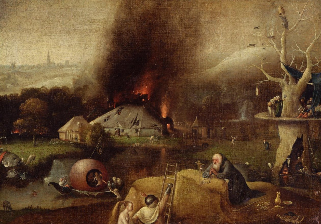 Szent Antal kísértése (Chrysler Művészeti Múzeum) alkotó: Hieronymus Bosch