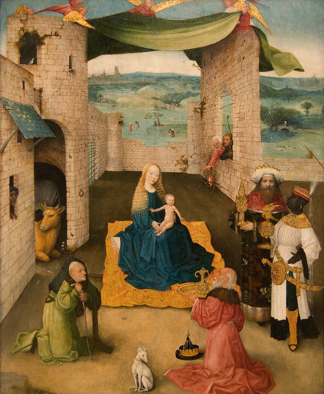 A mágusok imádása alkotó: Hieronymus Bosch
