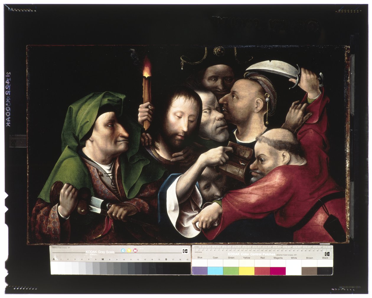 Krisztus elfogása, 1515 körül (olaj és tempera, tábla) alkotó: Hieronymus Bosch
