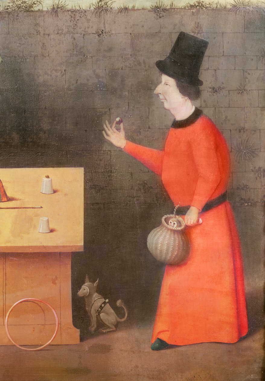 The Conjuror, részlet (lásd még: 93883) alkotó: Hieronymus Bosch